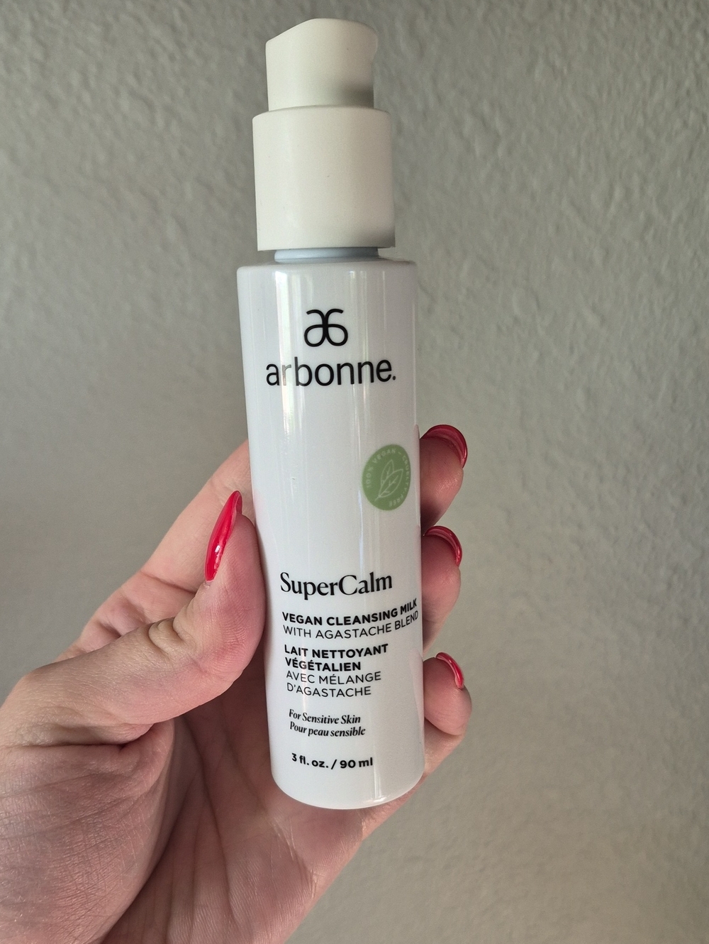 Arbonne SuperCalm Vegan Cleansing Milk